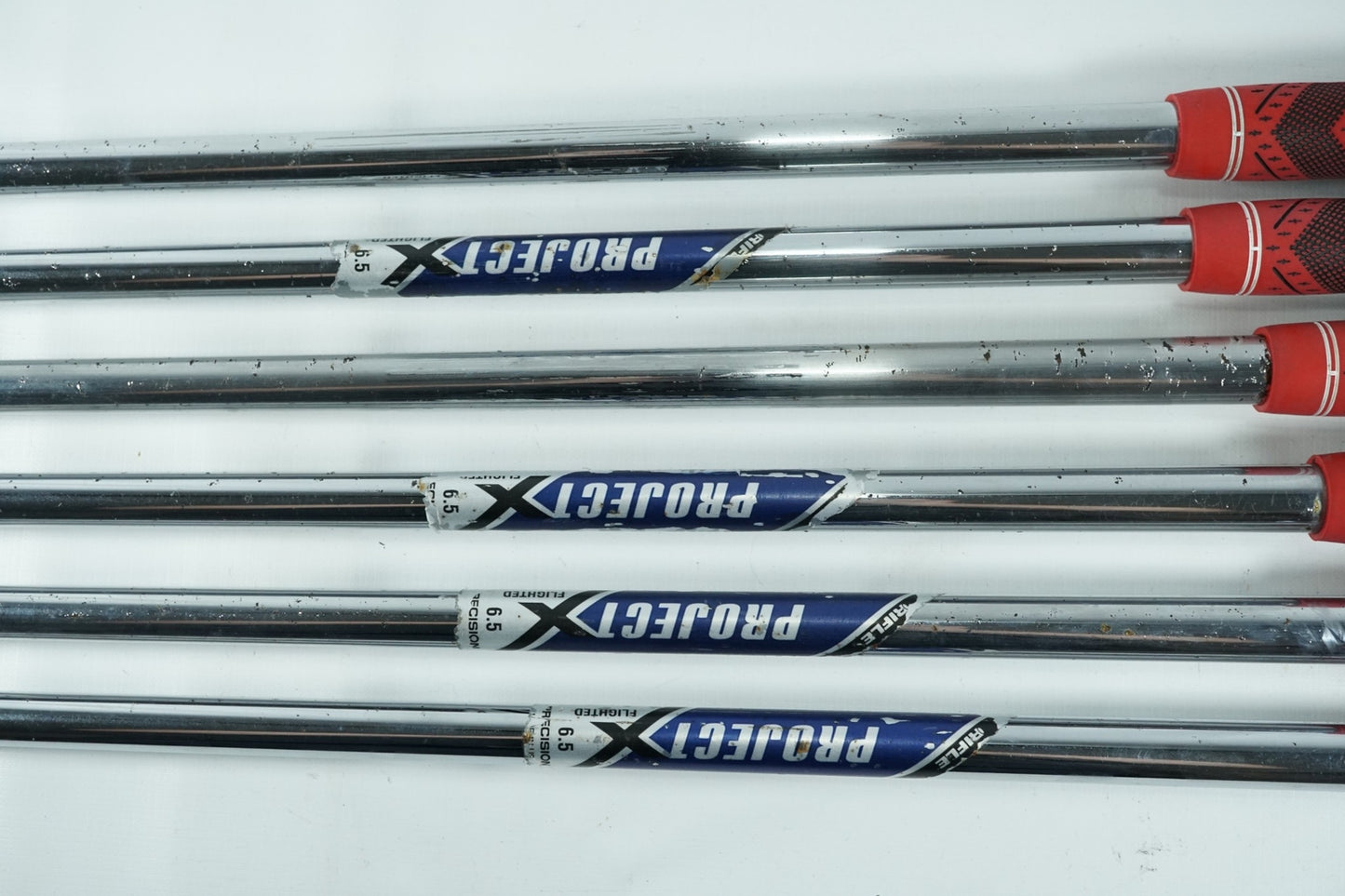 Tour Edge Exotics 5-PW / Extra Stiff Flex Steel Shafts / New Grips