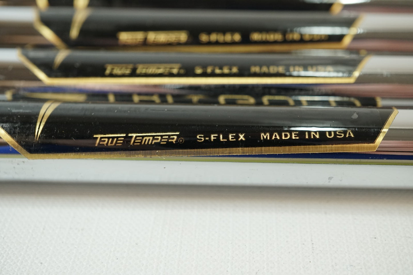 True Temper Tri Gold / Stiff Flex Steel / Wood Shaft / 46" / 0.335 / New