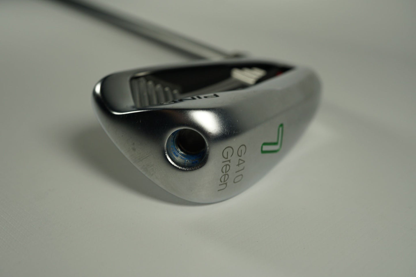 Ping G410 7 Iron / Green Dot / Regular Flex Graphite Shaft / Ex Demo / Left Hand