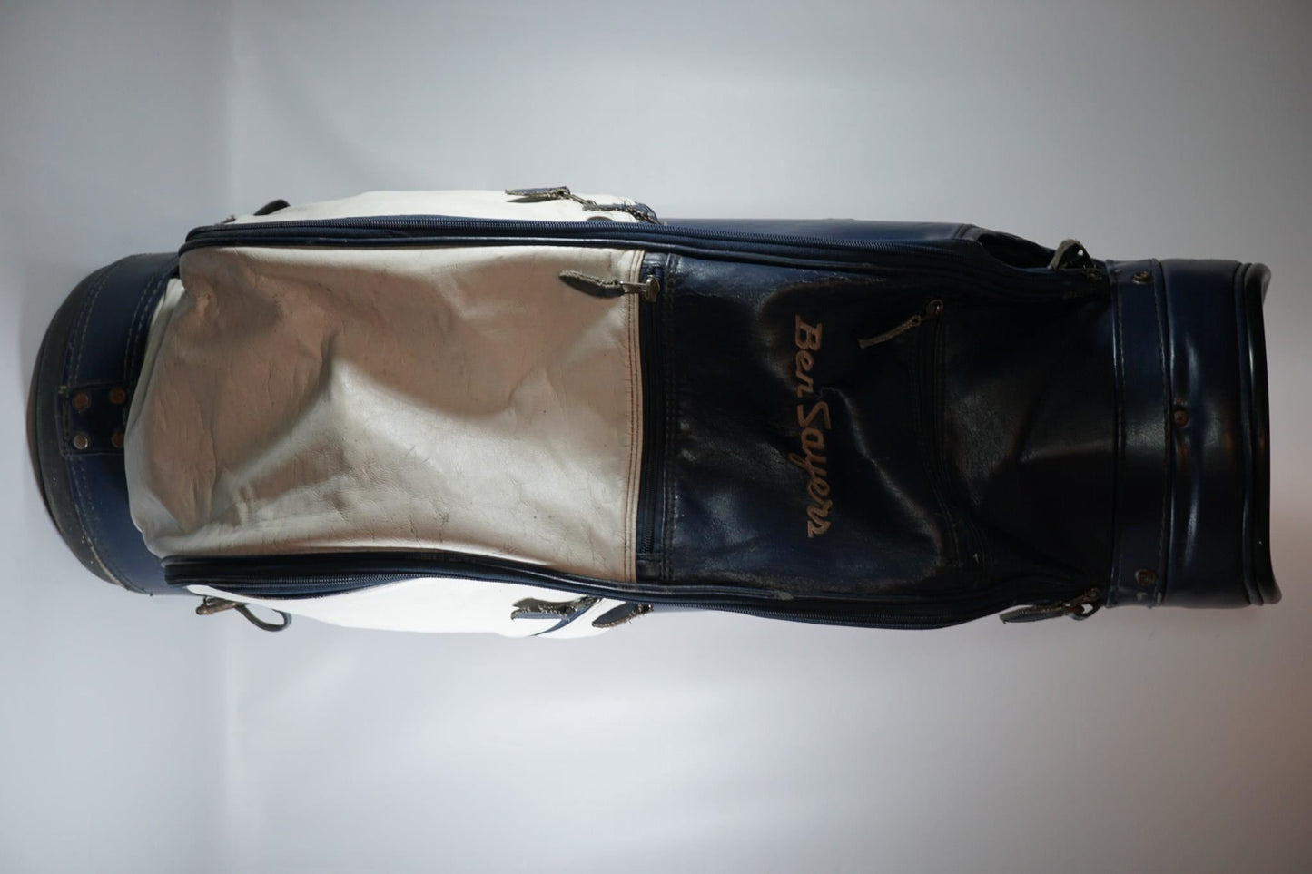 Ben Sayers Vintage Cart Bag / Red, White and Blue