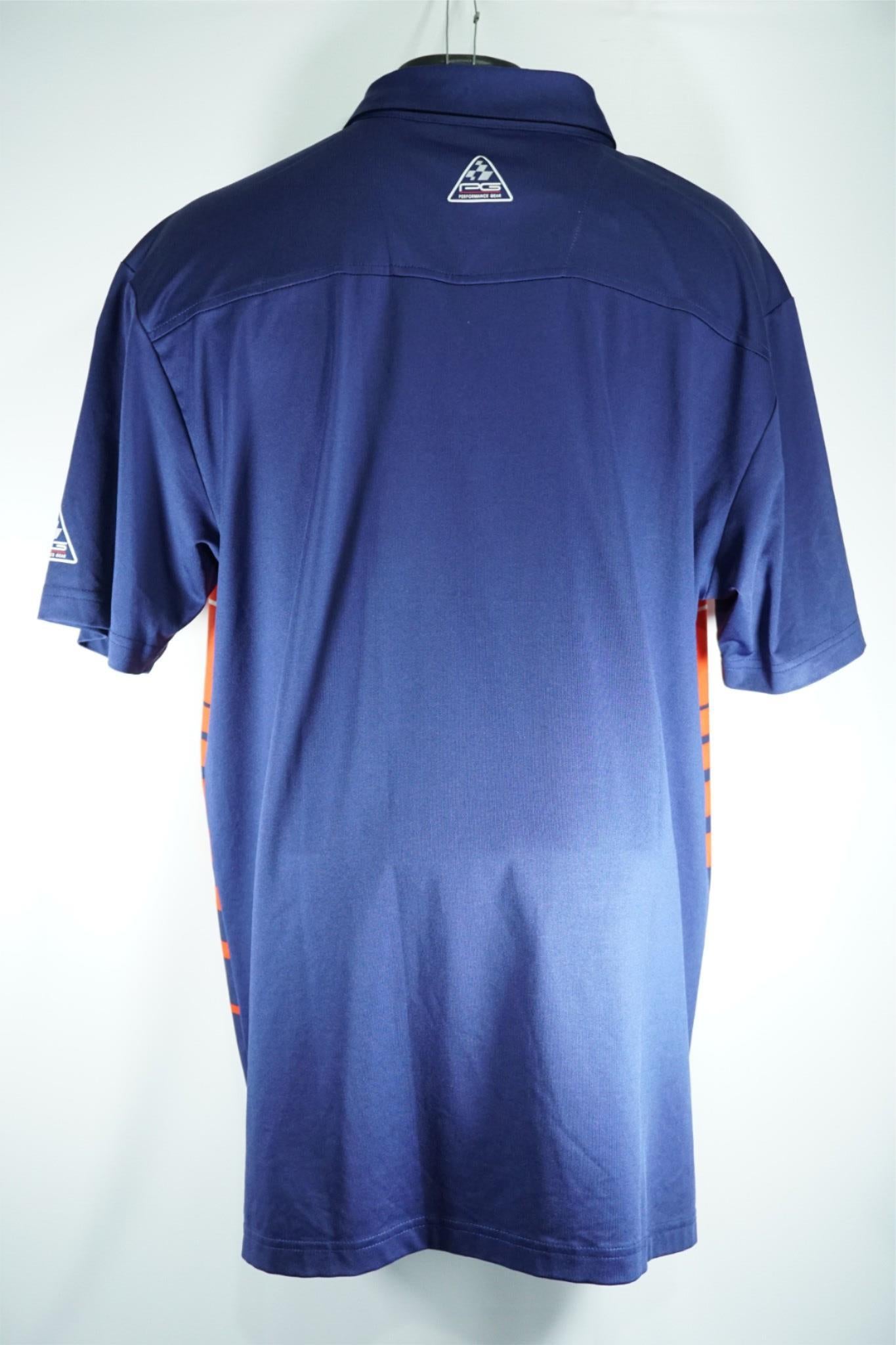 PG Performance Gear Golf Polo / Large / Red, White and Blue