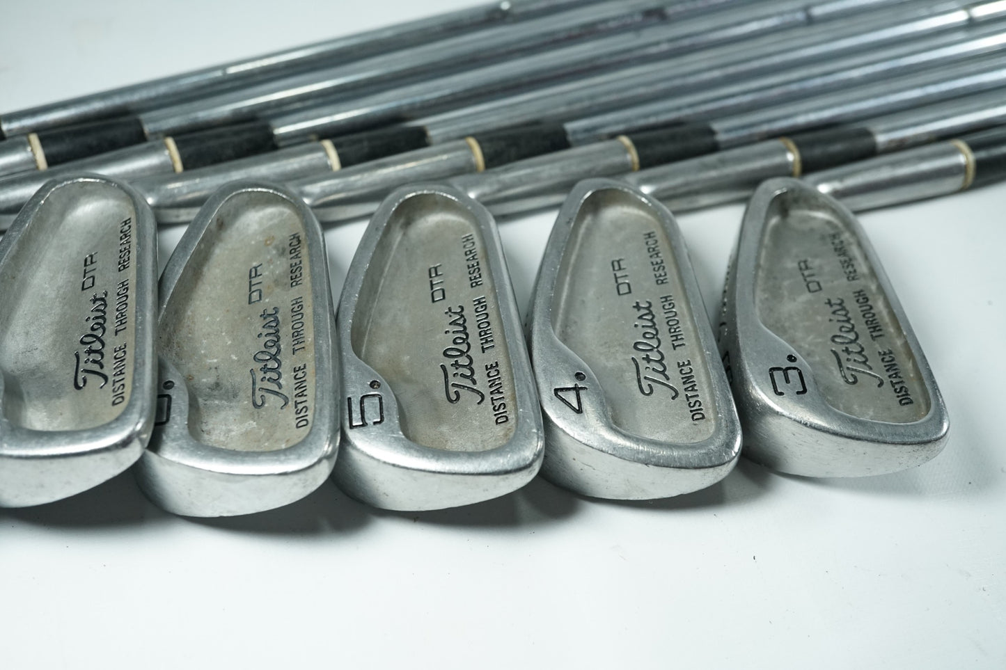 Titleist DTR 3-PW / Regular Flex Steel Shafts / New Grips