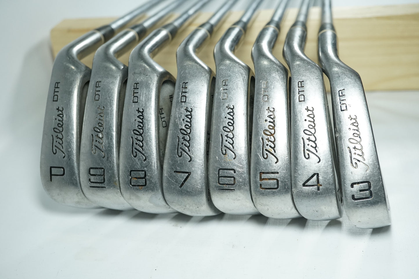 Titleist DTR 3-PW / Regular Flex Steel Shafts / New Grips