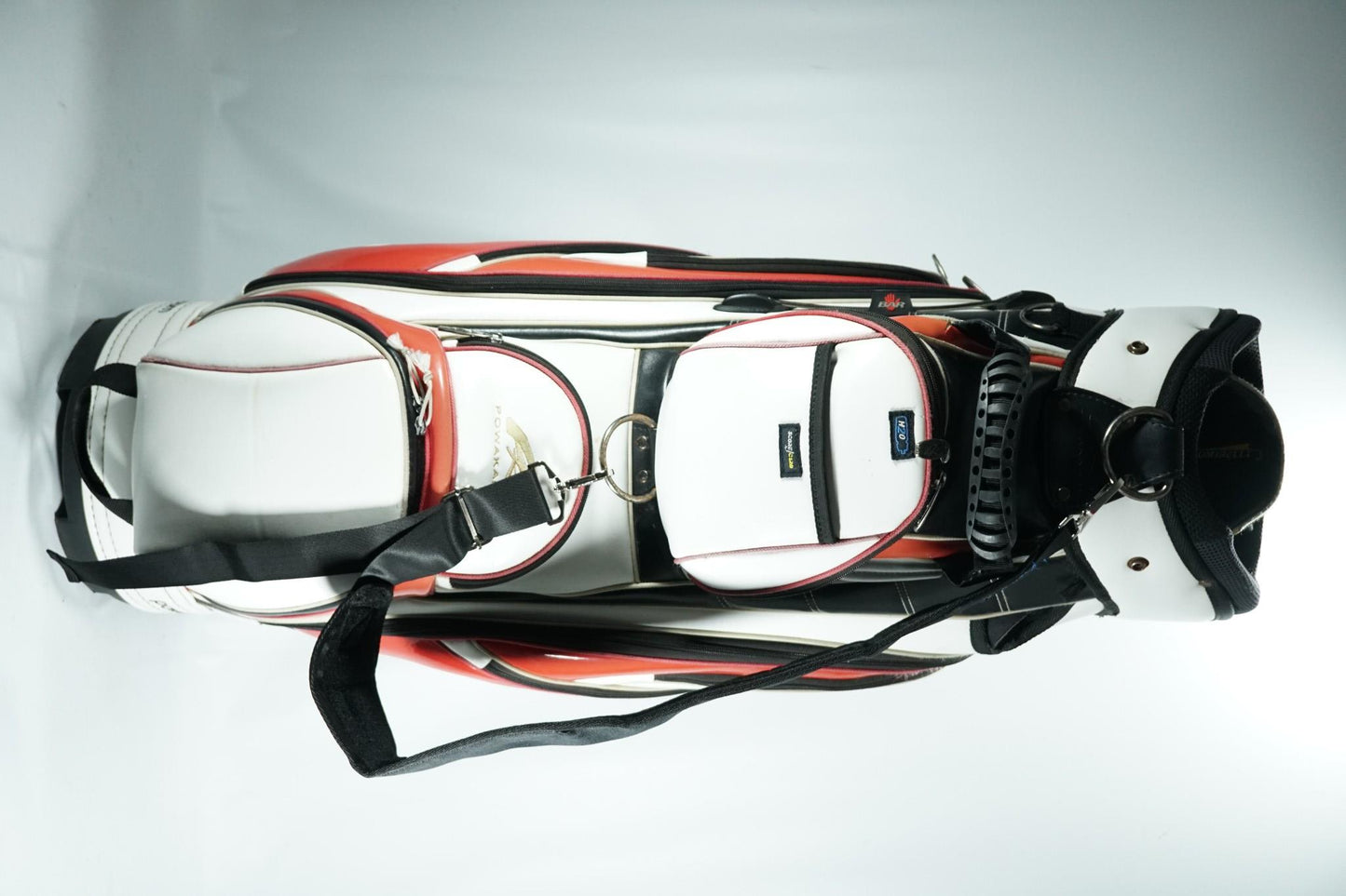 Powakaddy Cart Bag / White, Red and Black