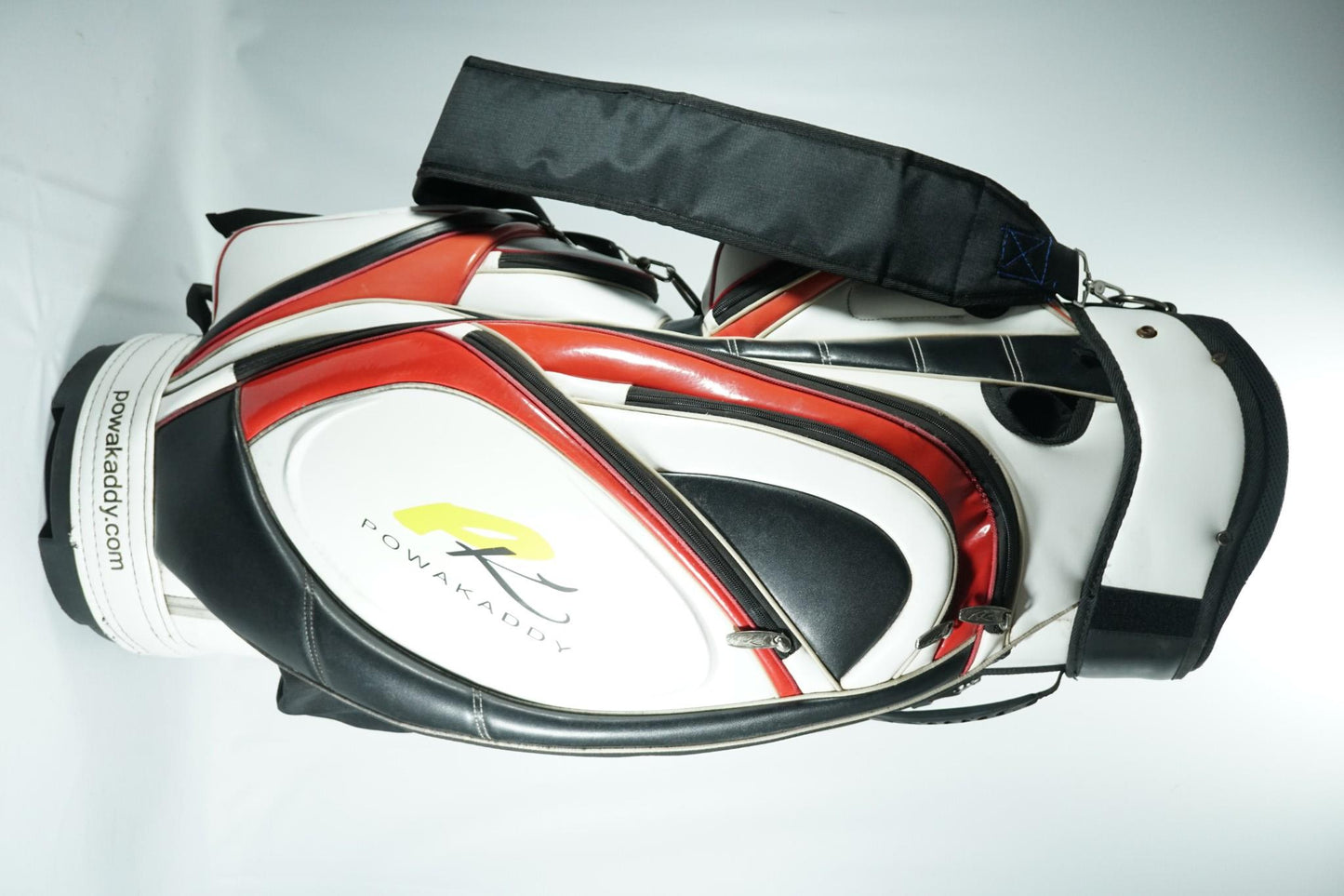 Powakaddy Cart Bag / White, Red and Black