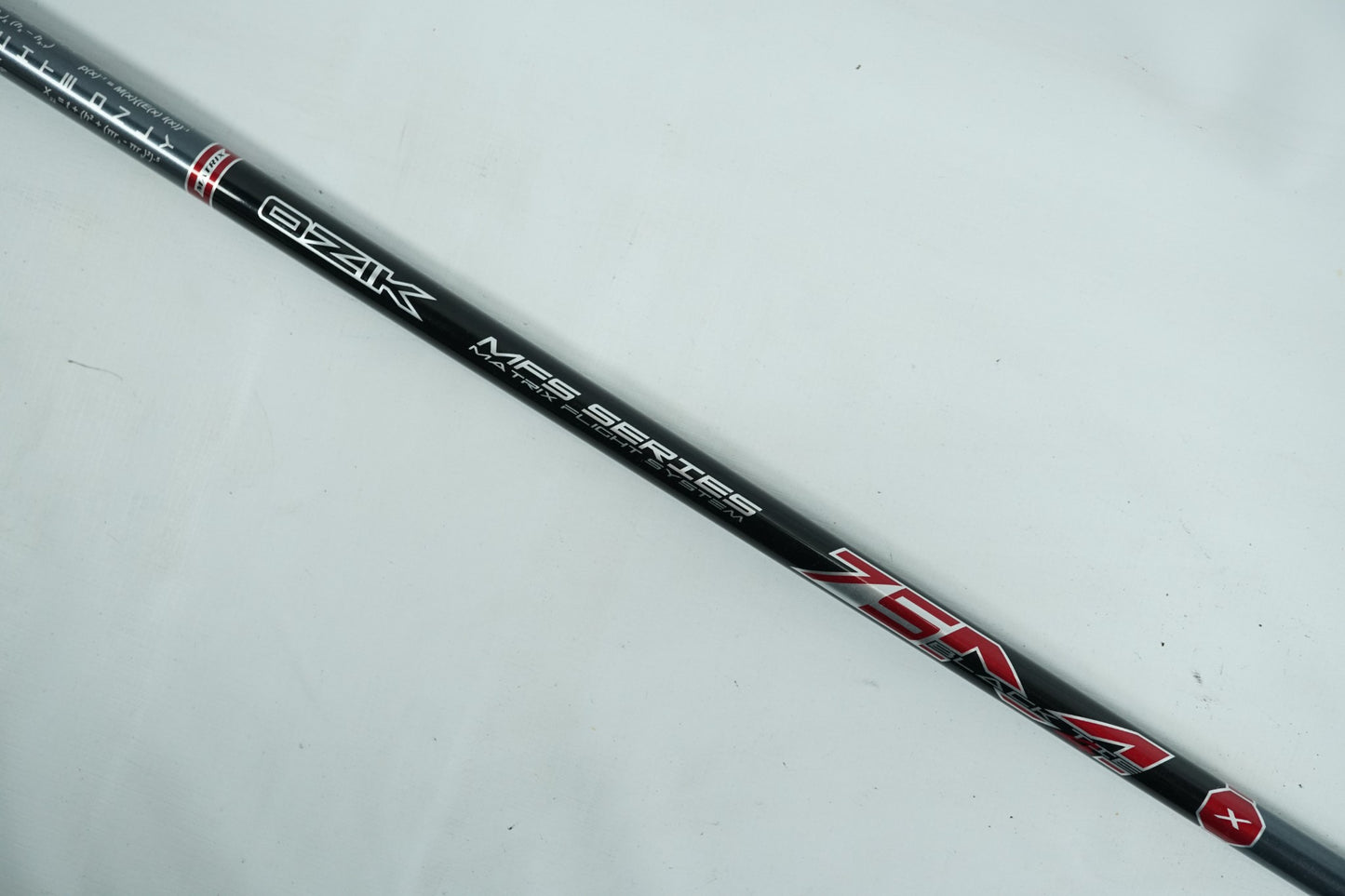 Ozik MFS Black Tie 75M Driver Shaft / Extra Stiff Flex / 44.5" / Callaway Adapte