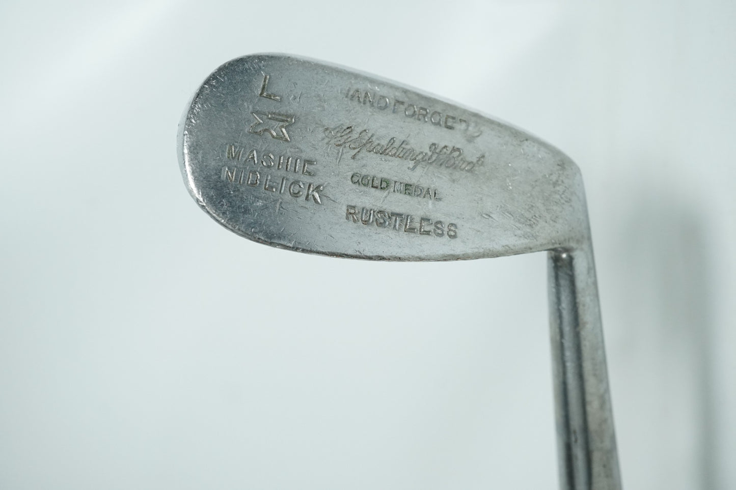 Vintage Spalding Mashie Niblick Hickory Golf Club