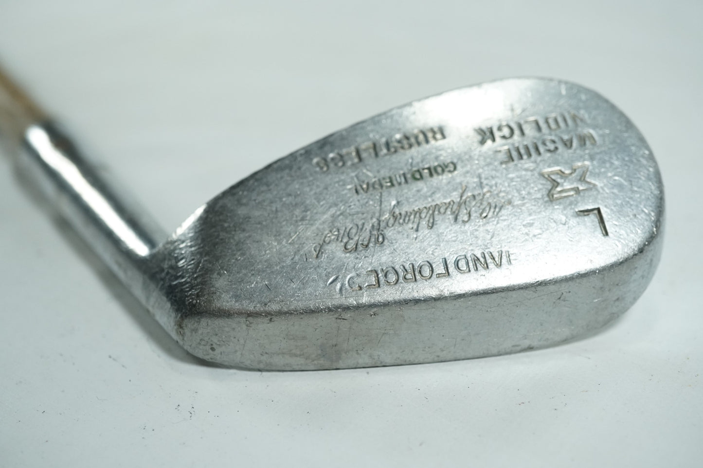 Vintage Spalding Mashie Niblick Hickory Golf Club