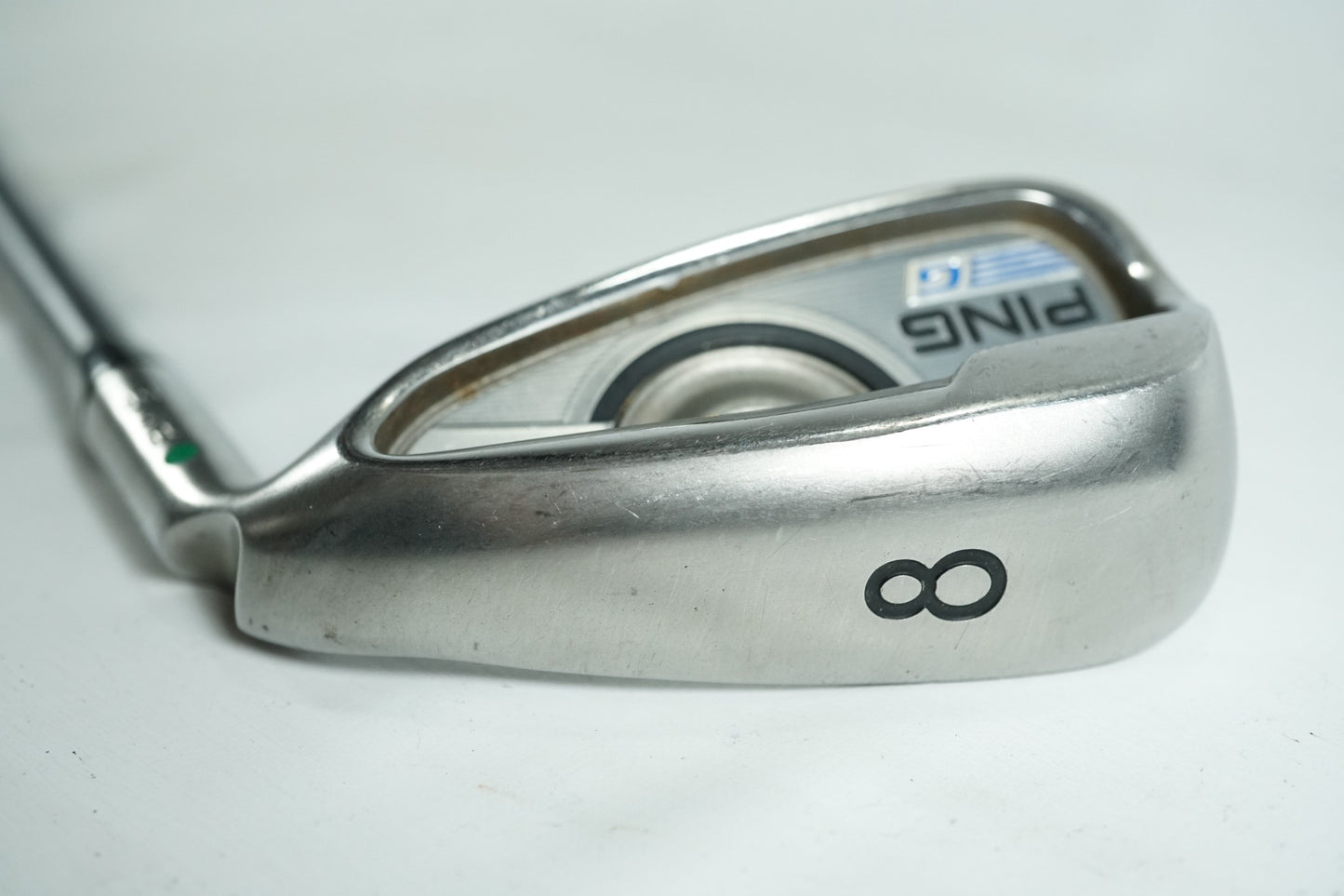 Ping G Series 8 Iron / Green Dot / Senior Flex Graphite Shaft