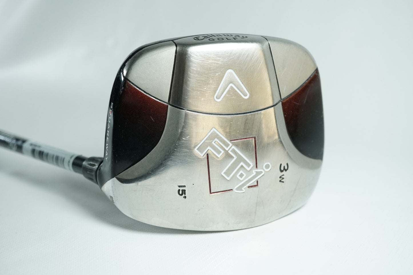 Callaway FTI 3 Wood 15° / Stiff Flex Graphite Shaft / New Grip