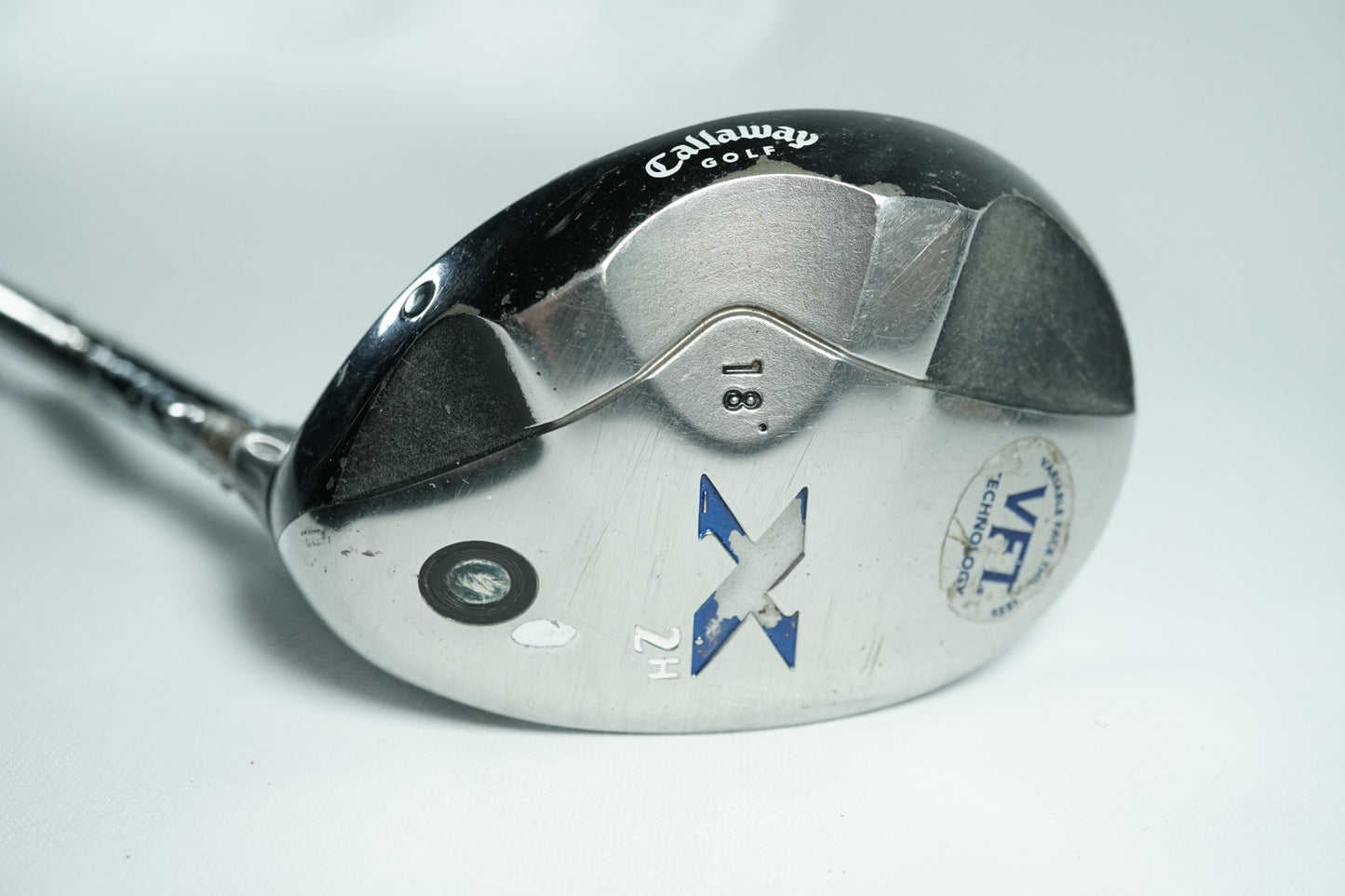 Callaway X 2 Hybrid 18° / Stiff Flex Graphite Shaft / New Grip