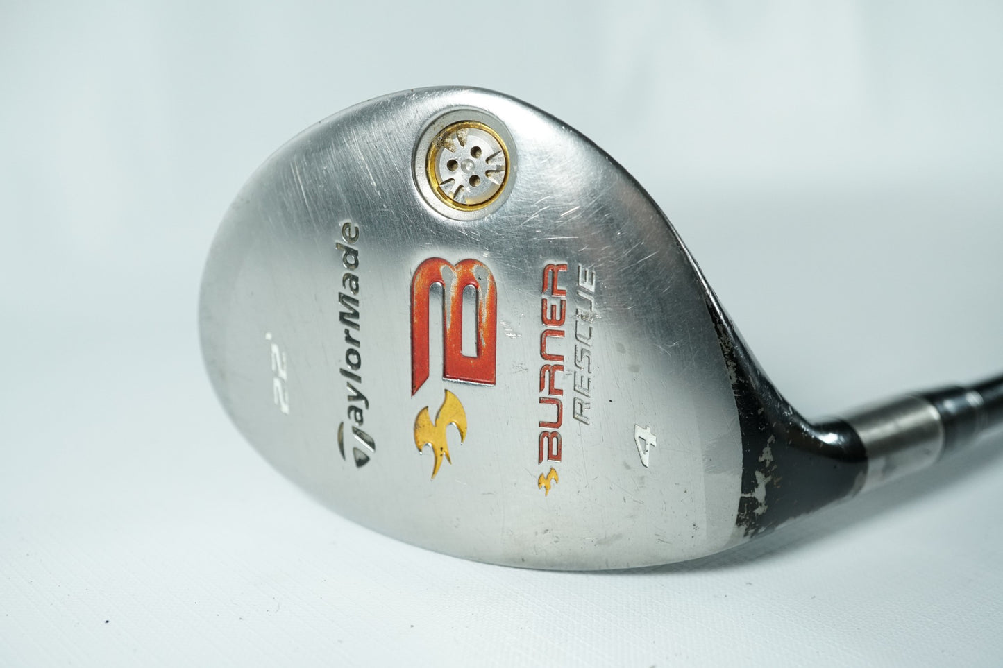 Taylormade Burner 2008 4 Hybrid 22° / Regular Flex Graphite Shaft / Left-Handed