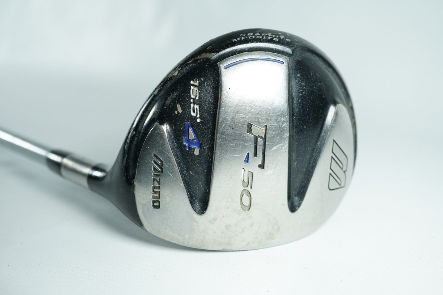 Mizuno F50 4 Wood 16.5° / Regular Flex Graphite Shaft / New Grip
