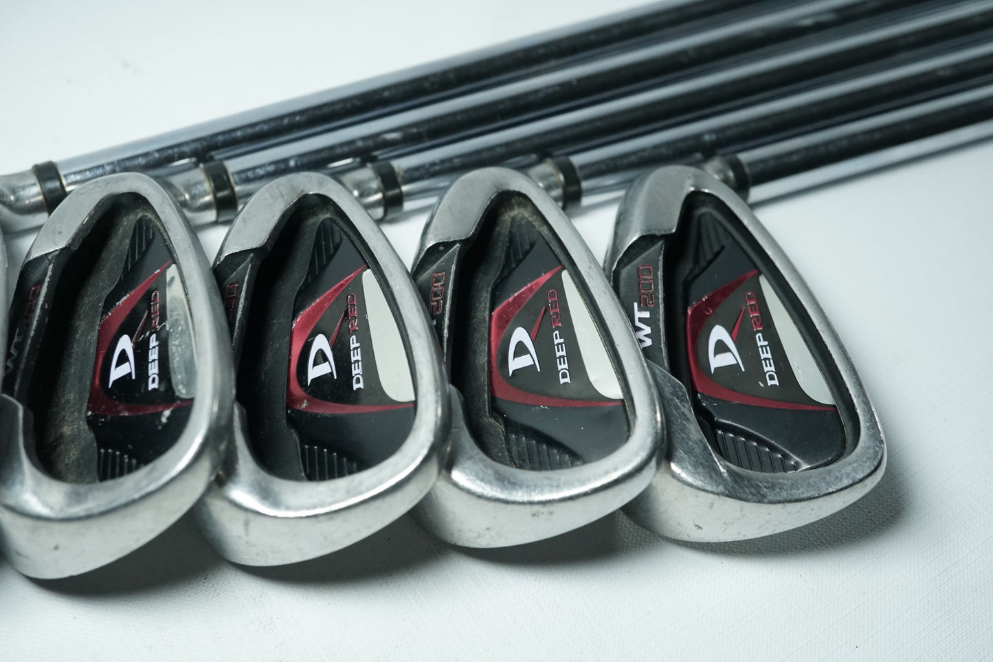 Wilson Deep Red WT200 Irons / 6-PW / Steel Shafts / New Grips
