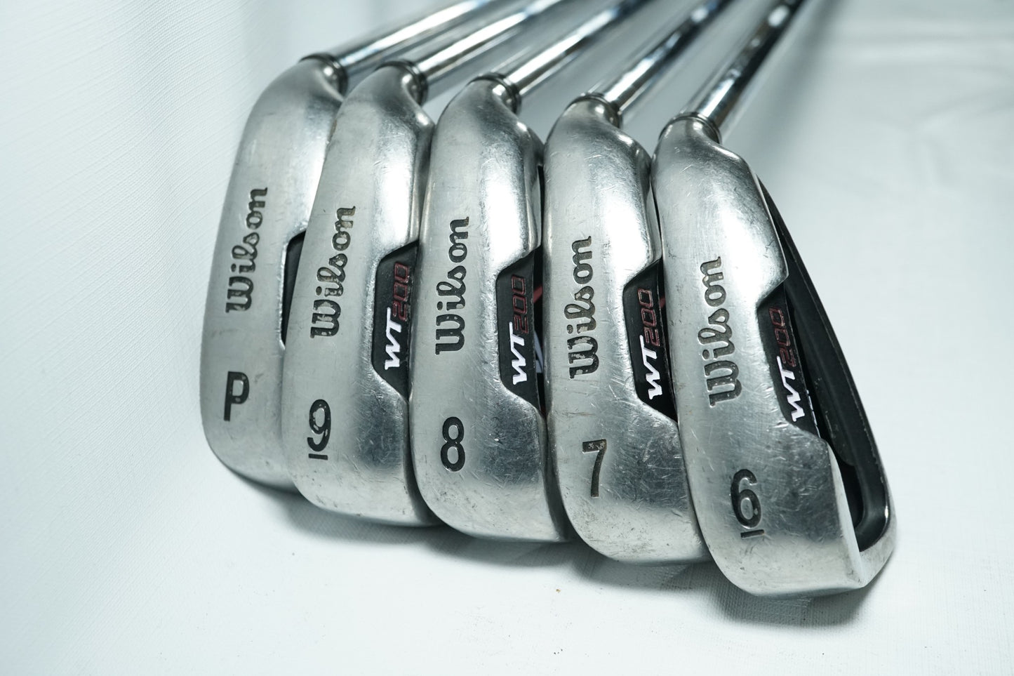 Wilson Deep Red WT200 Irons / 6-PW / Steel Shafts / New Grips
