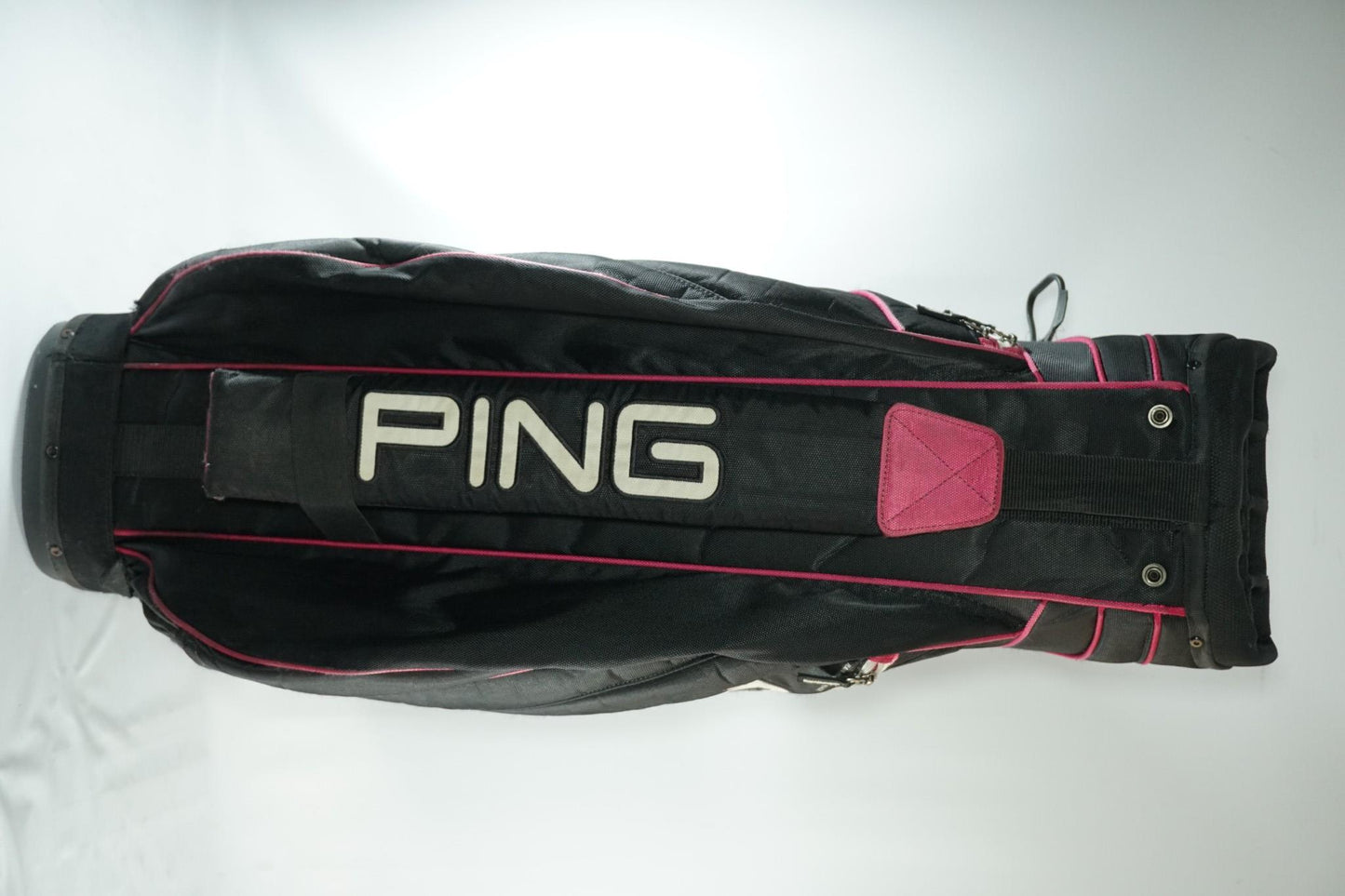 Ping Cart Bag / Black and Pink / With Rainhood