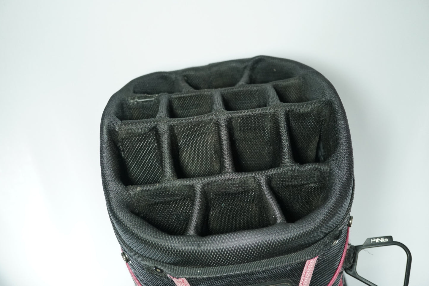 Ping Cart Bag / Black and Pink / With Rainhood
