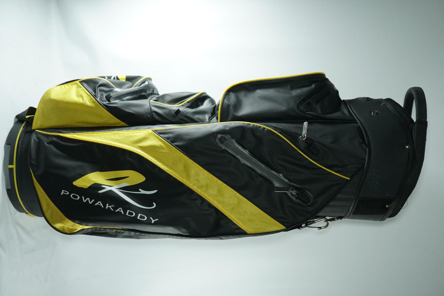 Powakaddy Dri Edition Cart Bag / Black and Yellow / With Rainhood