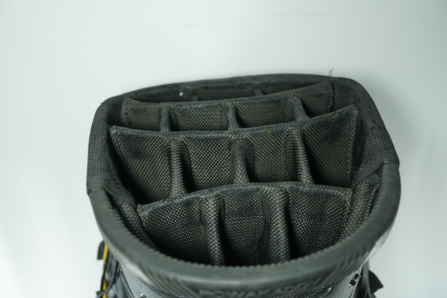 Powakaddy Dri Edition Cart Bag / Black and Yellow / With Rainhood