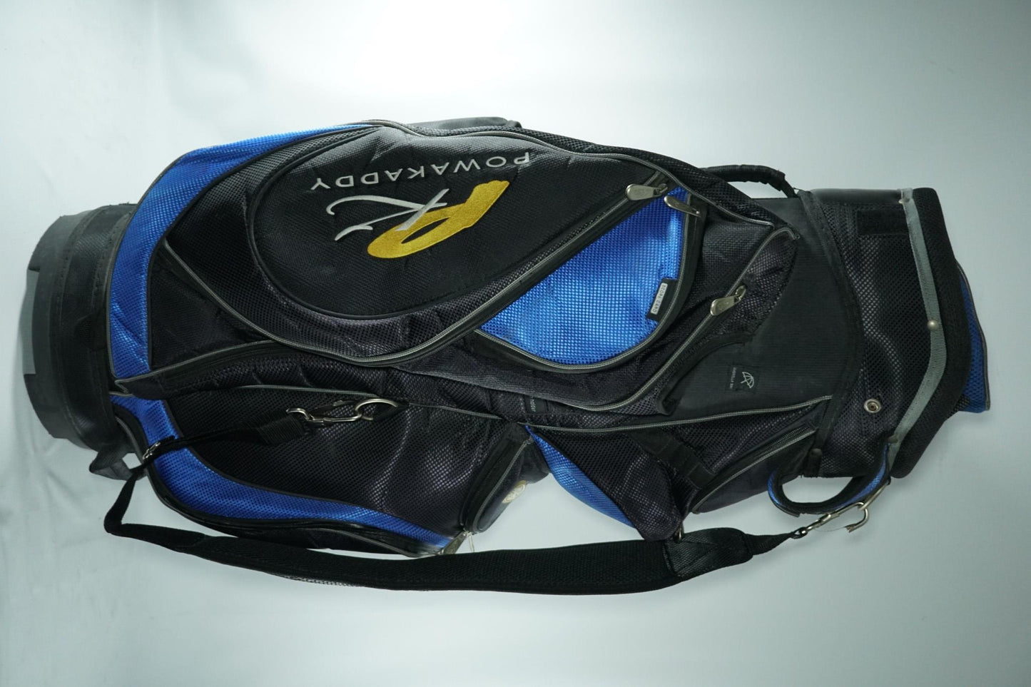 Powakaddy Cart Bag / Black and Blue / With Rainhood