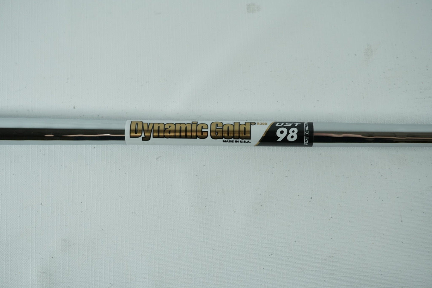 Dynamic Gold DST 98 Iron Shaft / R300 Regular Flex Steel / New and Uncut 38.5"