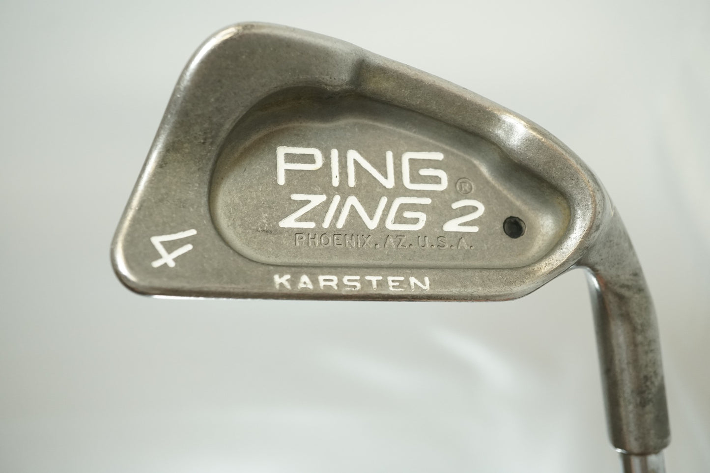 Ping Zing 2 4 Iron / Black Dot / Stiff Flex Steel Shaft