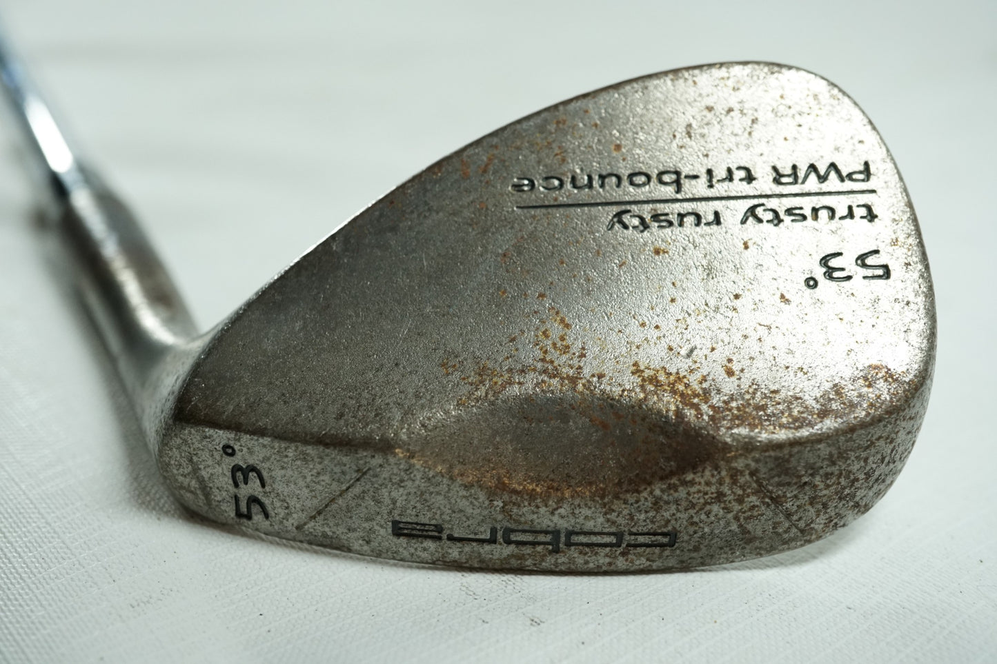Cobra Trusty Rusty 53° Wedge / Steel Shaft / New Grip