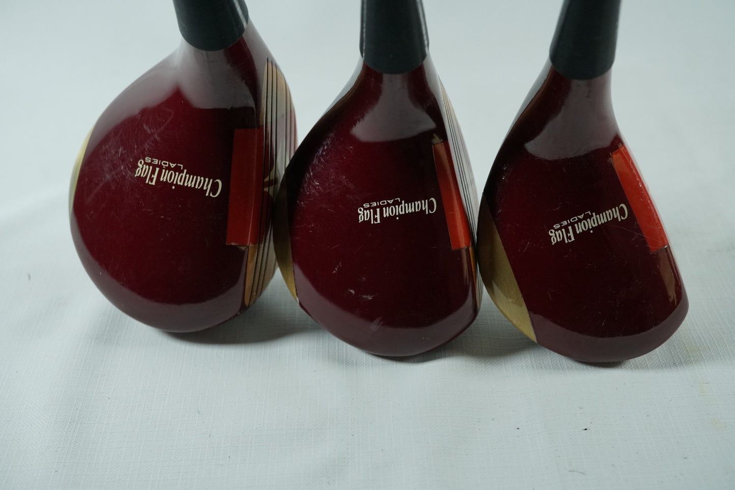 Mizuno Champion Flag Driver, 3 and 5 Woods / Ladies Flex Graphite Shafts