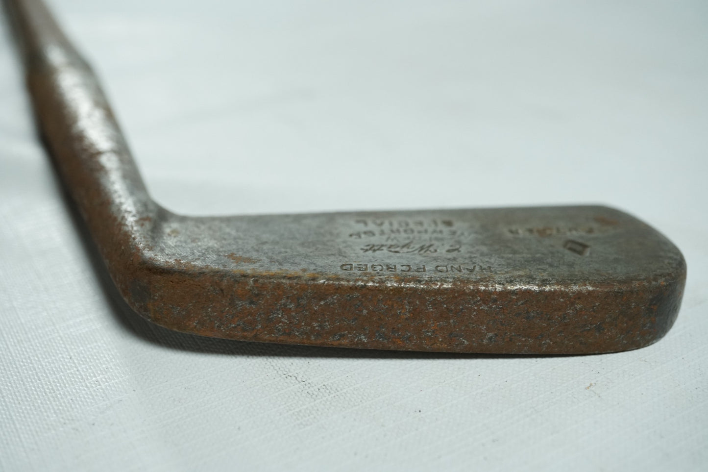 Vintage C Wyatt Newport GC Putter / Hickory Shaft / No Grip