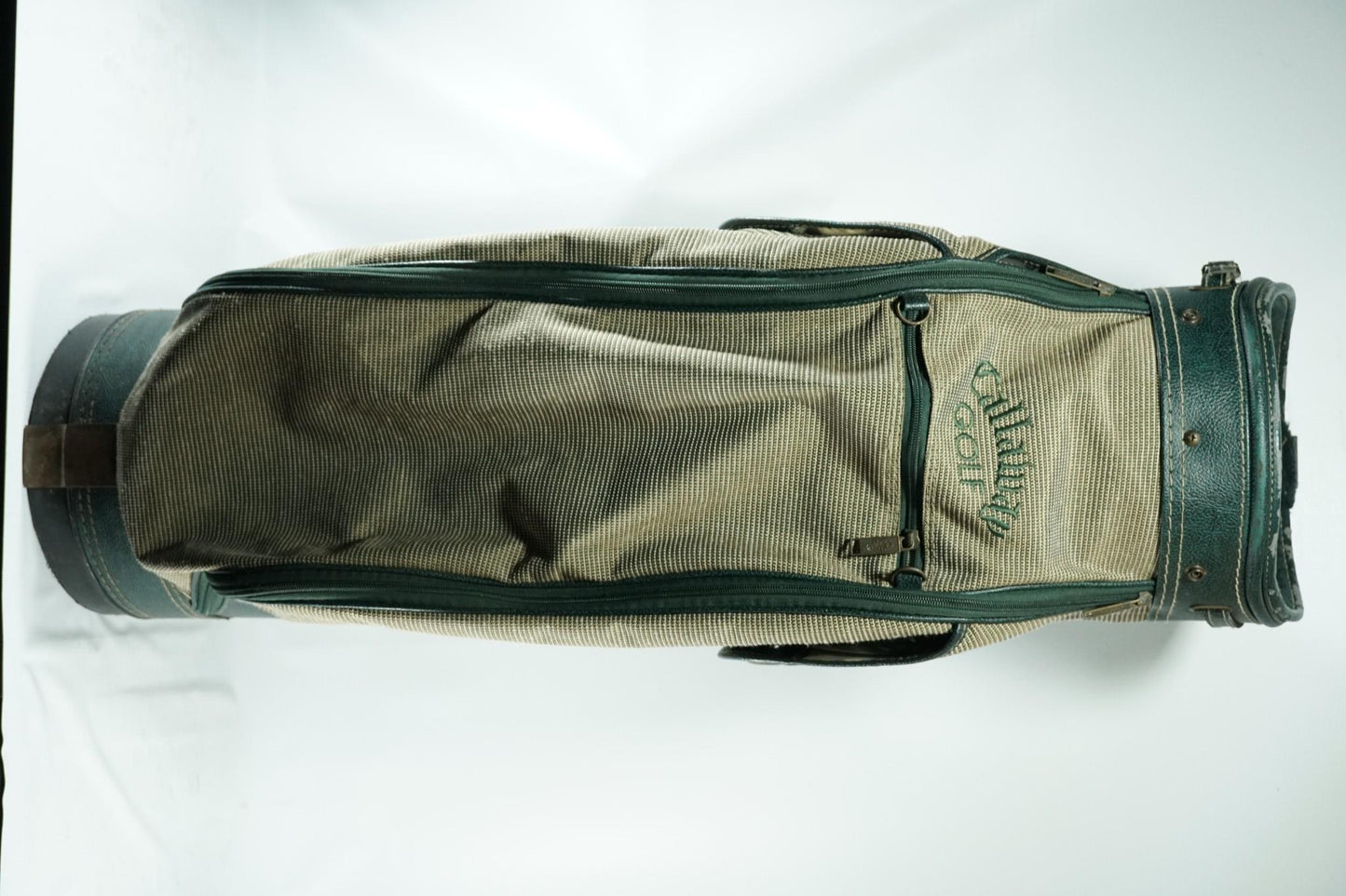 Callaway Vintage Golf Cart Bag / Green and Cream