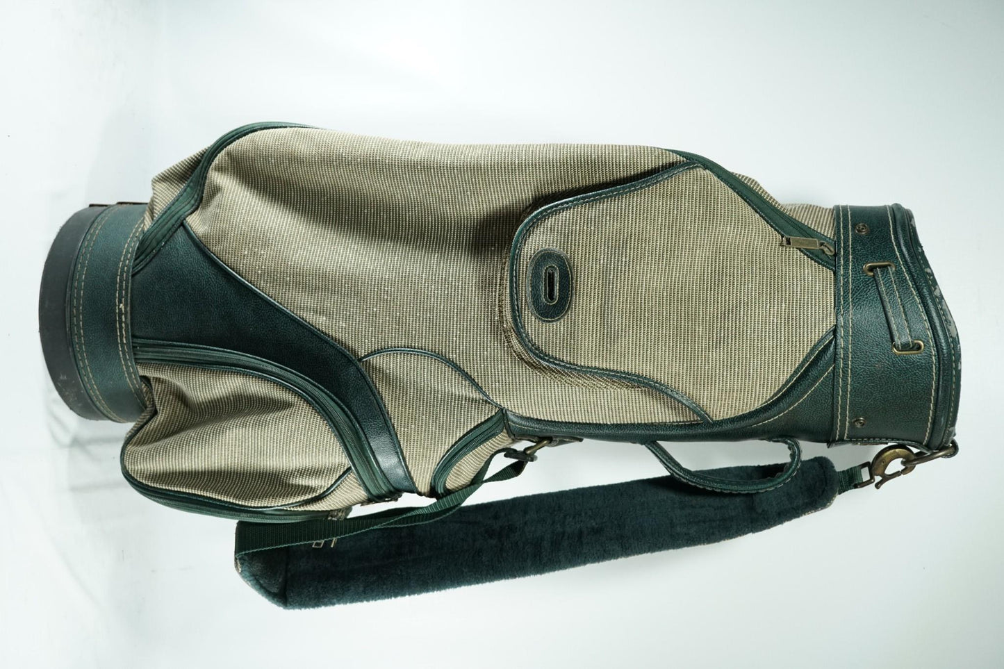 Callaway Vintage Golf Cart Bag / Green and Cream
