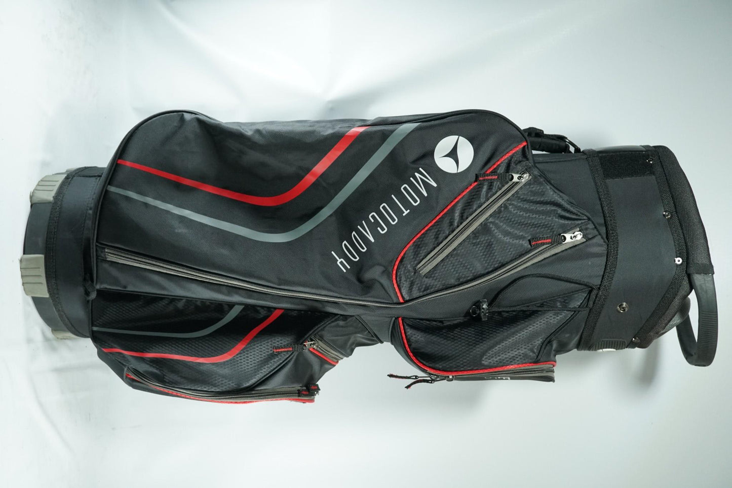 Motocaddy Lite Series Cart Bag / Black and Red / With Rainhood