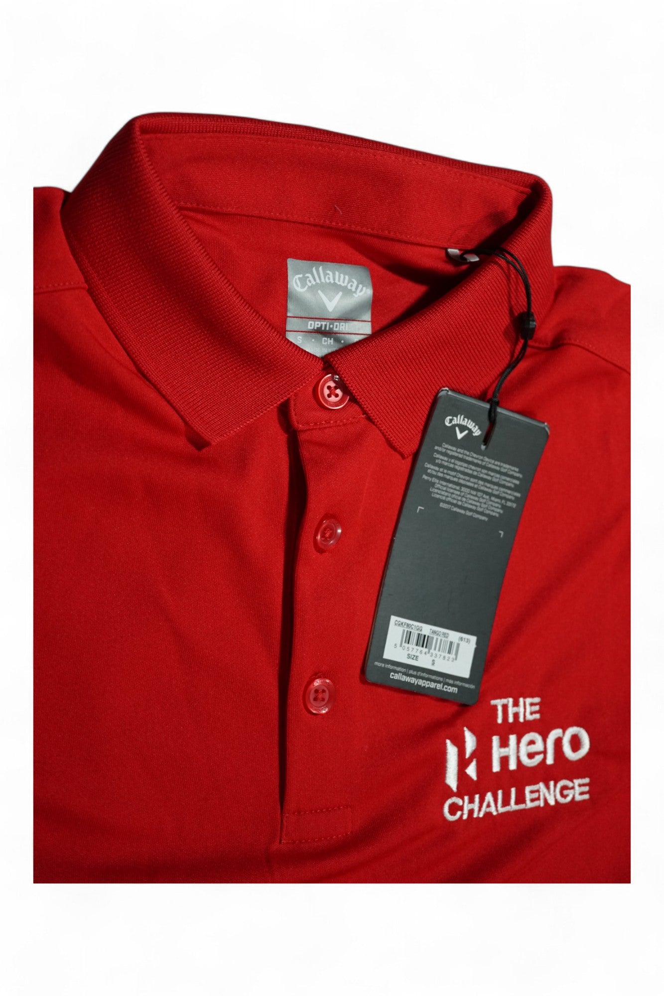 Callaway Opti-Dri Golf Polo / Red / Small / New
