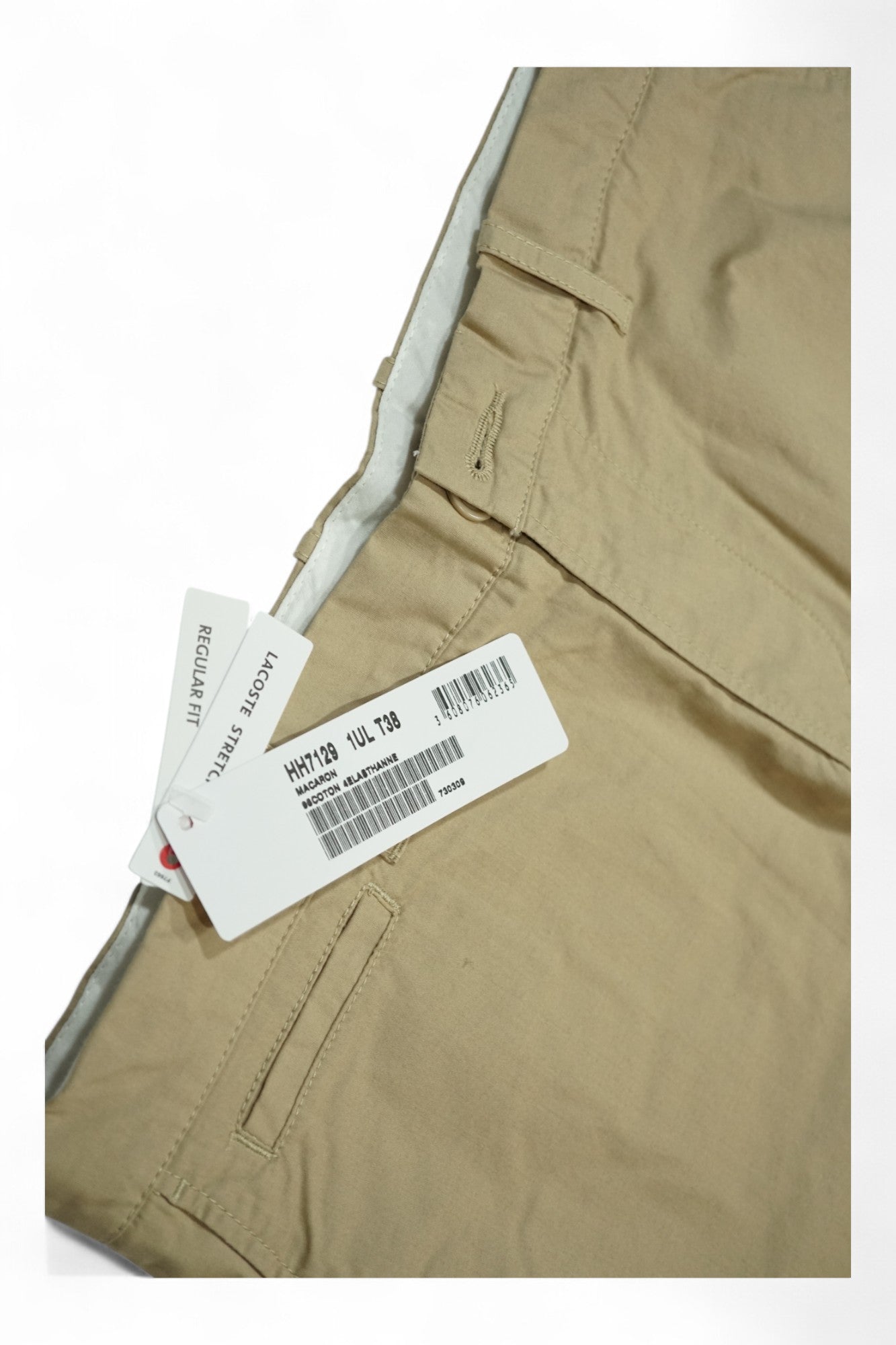 Lacoste Stretch Trousers / Cream / UK 30 / New