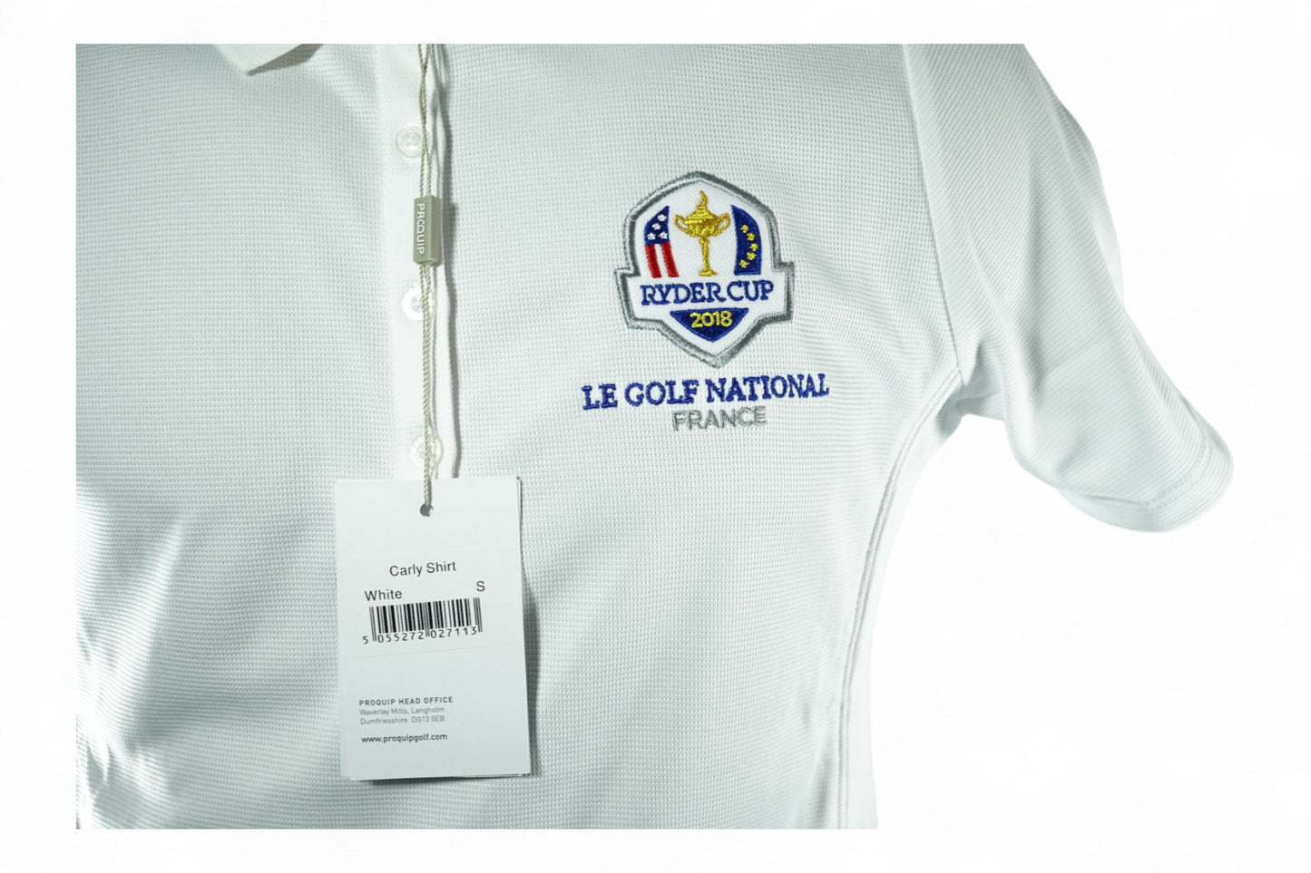 Proquip Ryder Cup Le Golf National Polo / White / Small / New