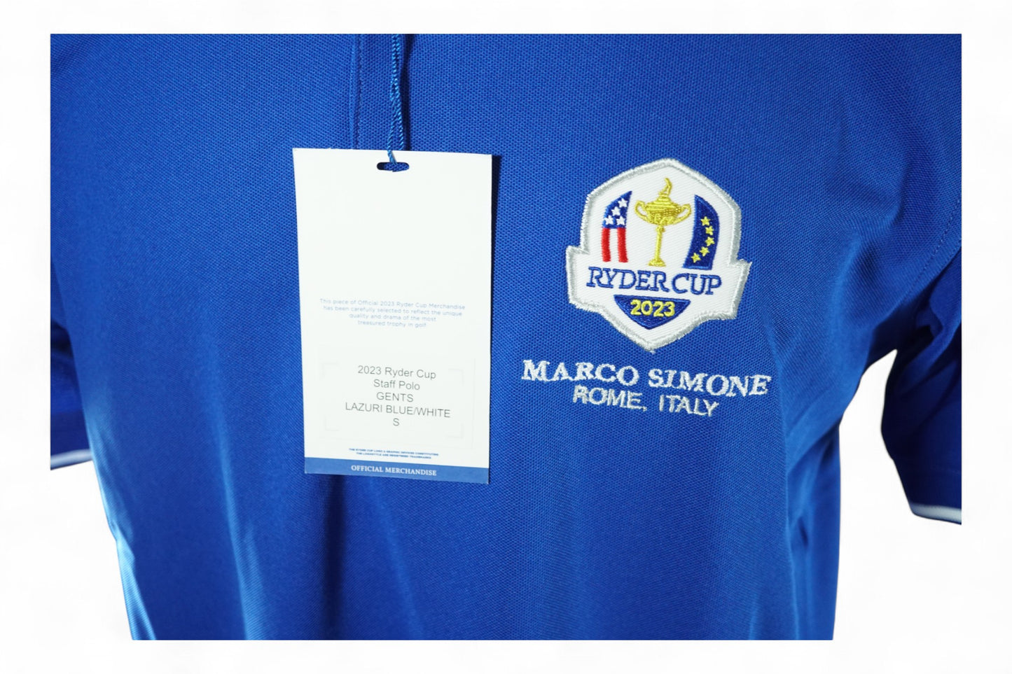 Ryder Cup Marco Simone Golf Polo / Blue / Small / New