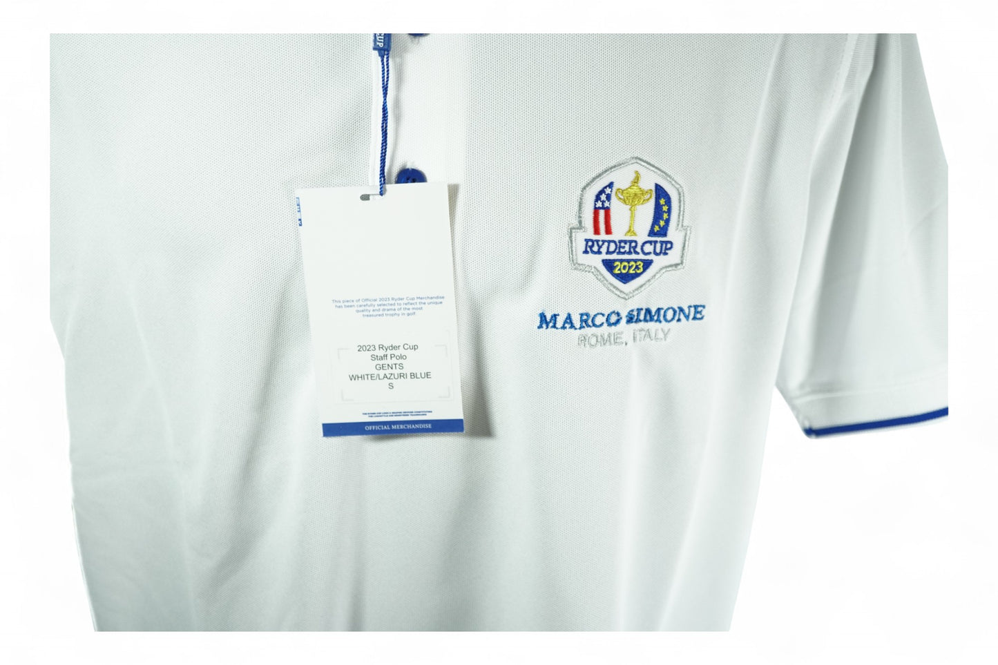 Ryder Cup Marco Simone Golf Polo / White / Small / New
