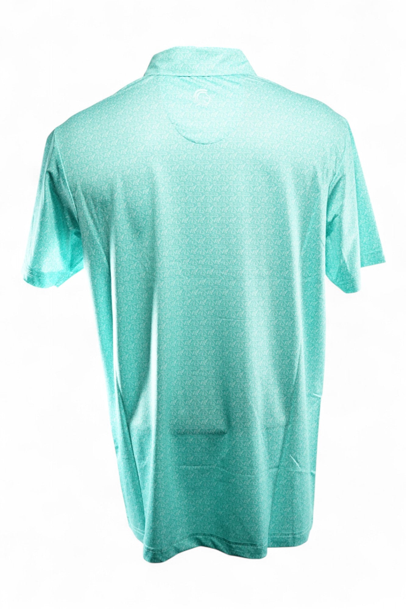 Gary Player Nedbank Golf Polo / Turquoise Patterned / Small / New