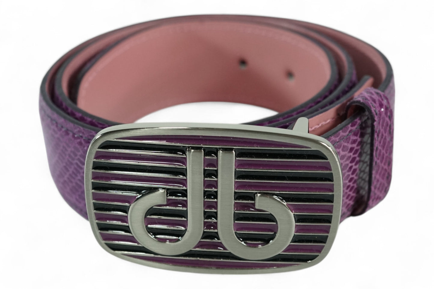 Druh Golf Belt / Purple Patterned