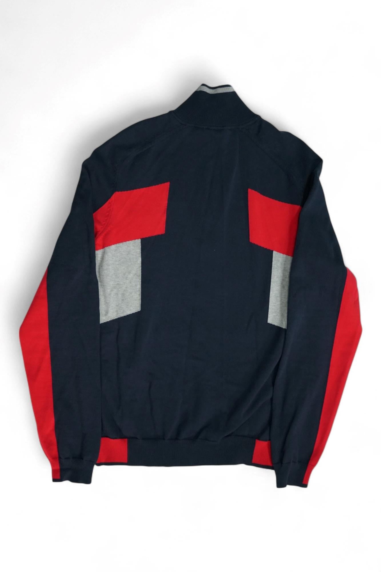 Hugo Boss Quarter Zip / Black and Red / Small