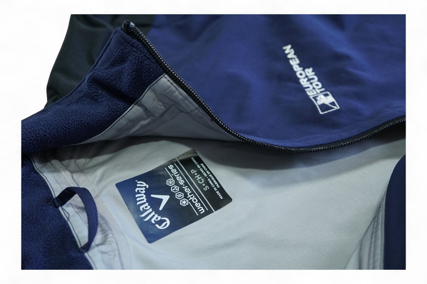 Callaway European Tour Jacket / Navy and Black / Small