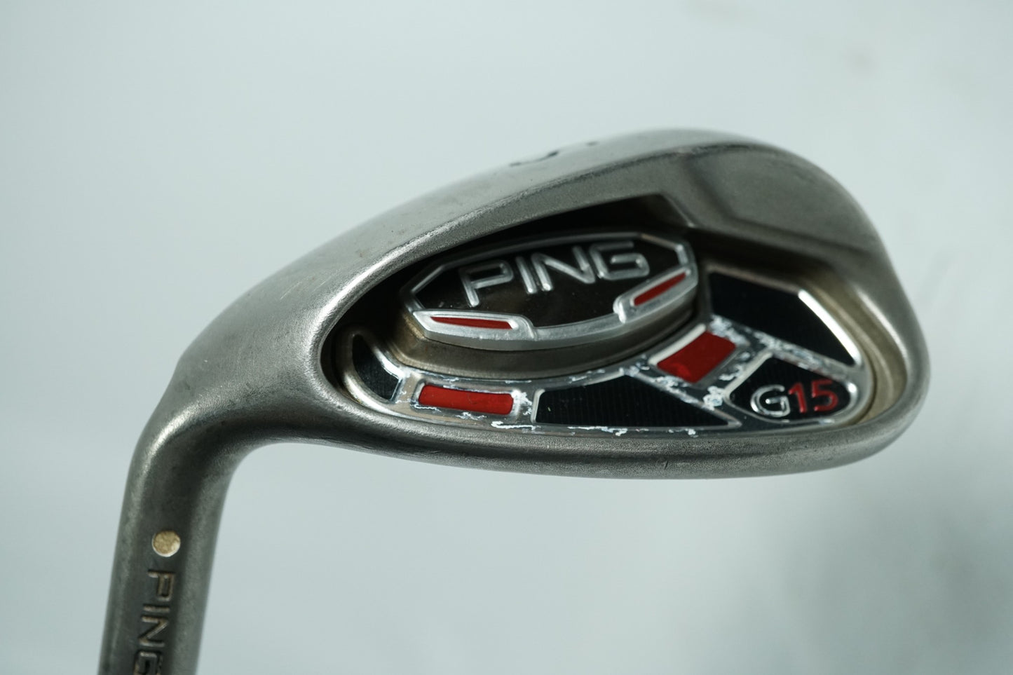 Ping G15 Sand Wedge / Gold Dot / Regular Flex Steel Shaft / Left Handed