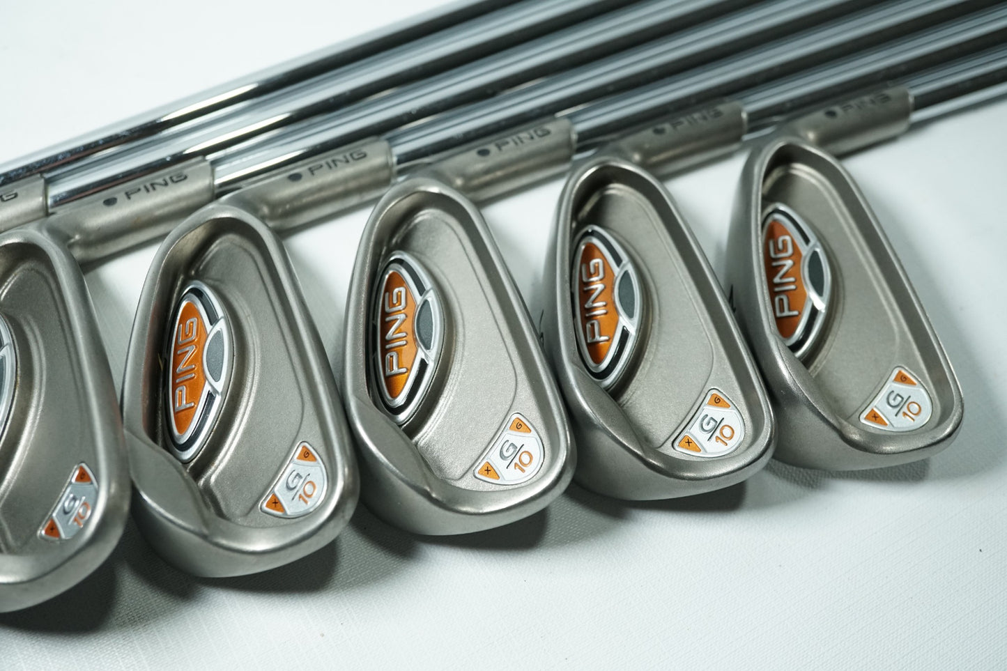 Ping G10 Irons / 4-PW / Black Dot / Regular Flex Steel Shafts