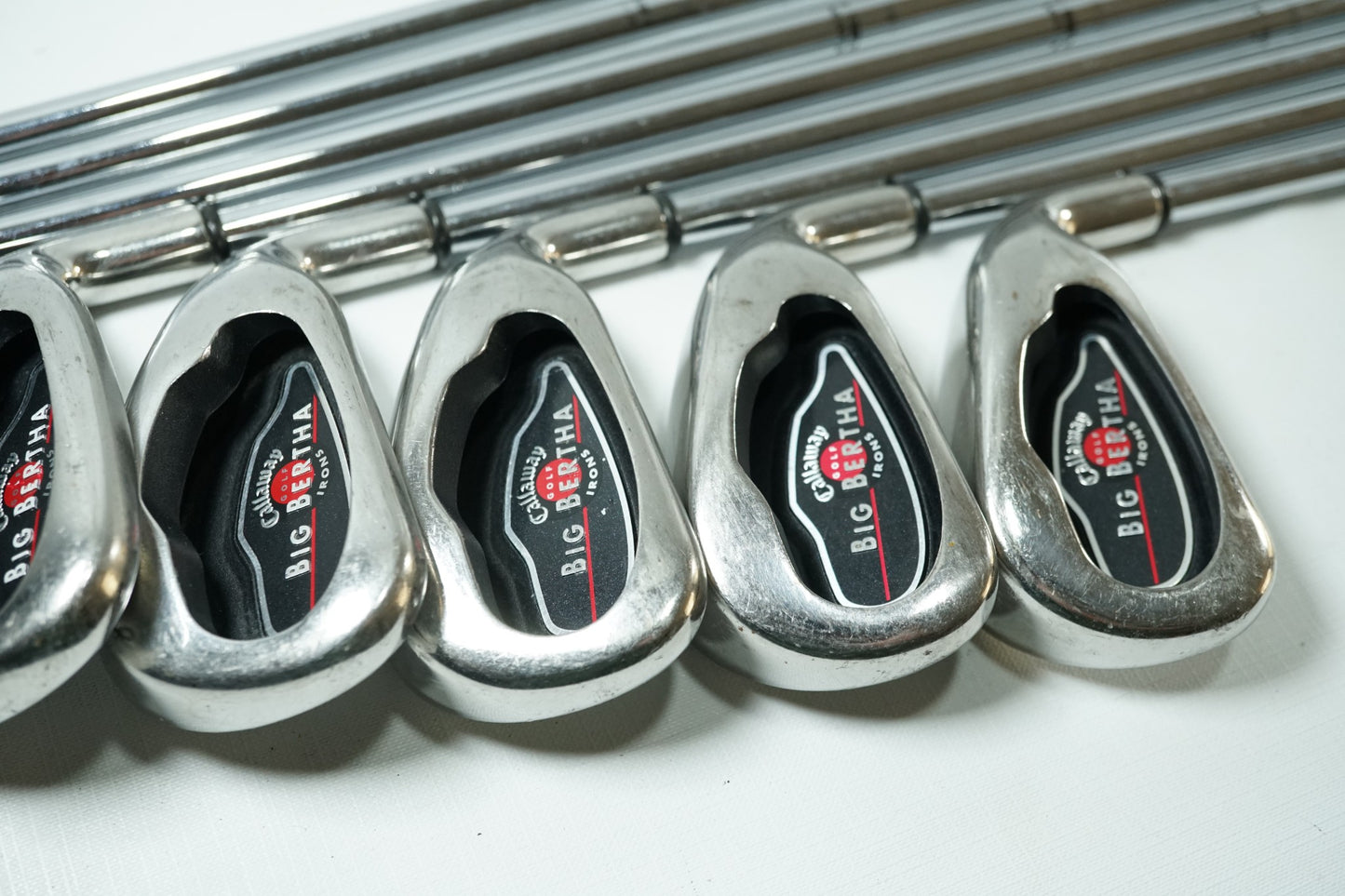 Callaway Big Bertha 2004 Irons / 4-10+PW / Uniflex Steel Shafts