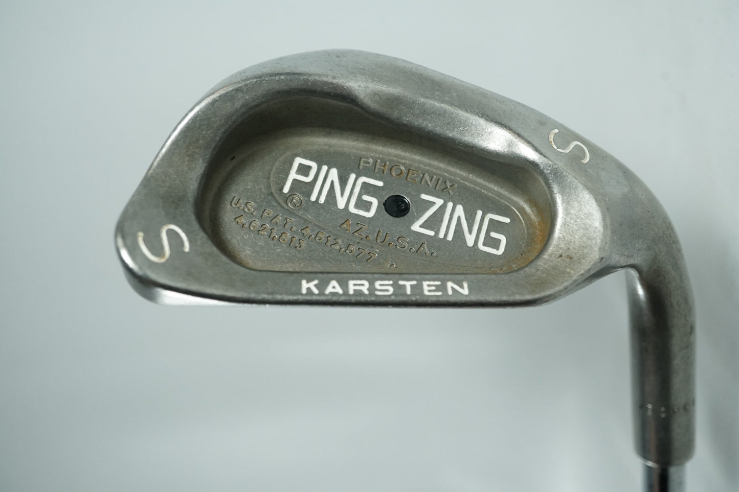 Ping Zing Sand Wedge / Black Dot / Stiff Flex Steel Shaft / New Grip