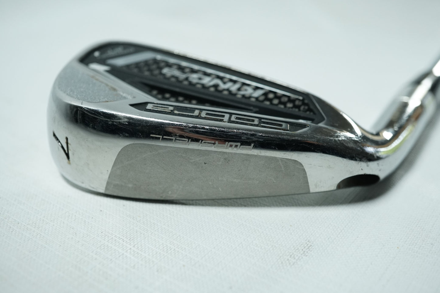 Cobra F8 7 Iron / Stiff Flex Steel Shaft / Left Handed / Ex Demo