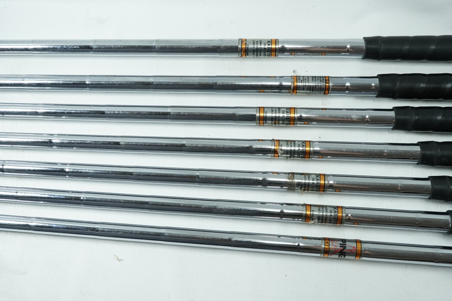 Ping Zing Irons / Orange Dot / 4-PW / Stiff Flex Steel Shafts