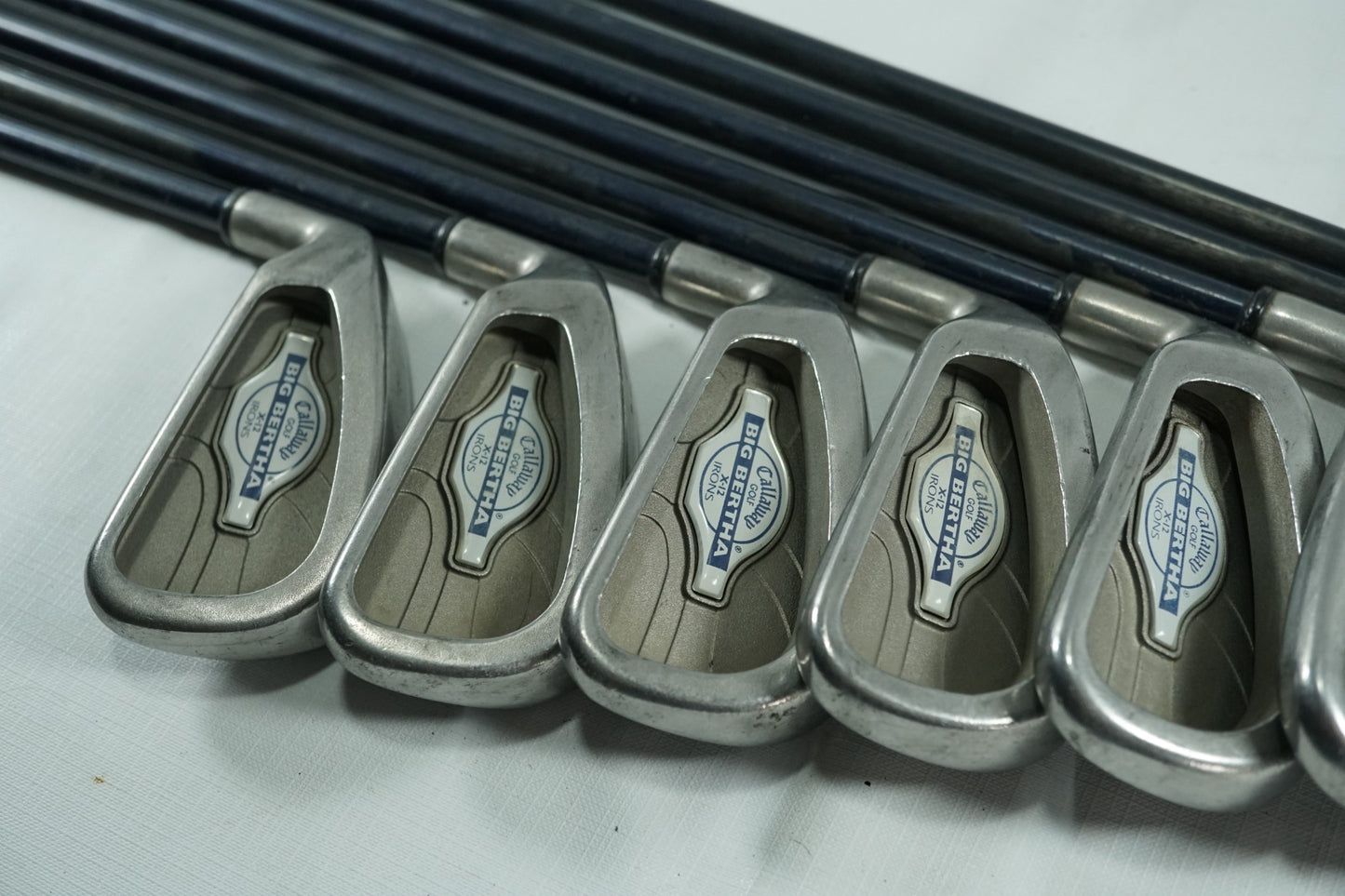 Callaway Big Bertha X12 Irons / 3-PW / Regular Flex Graphite Shafts / Left Hande