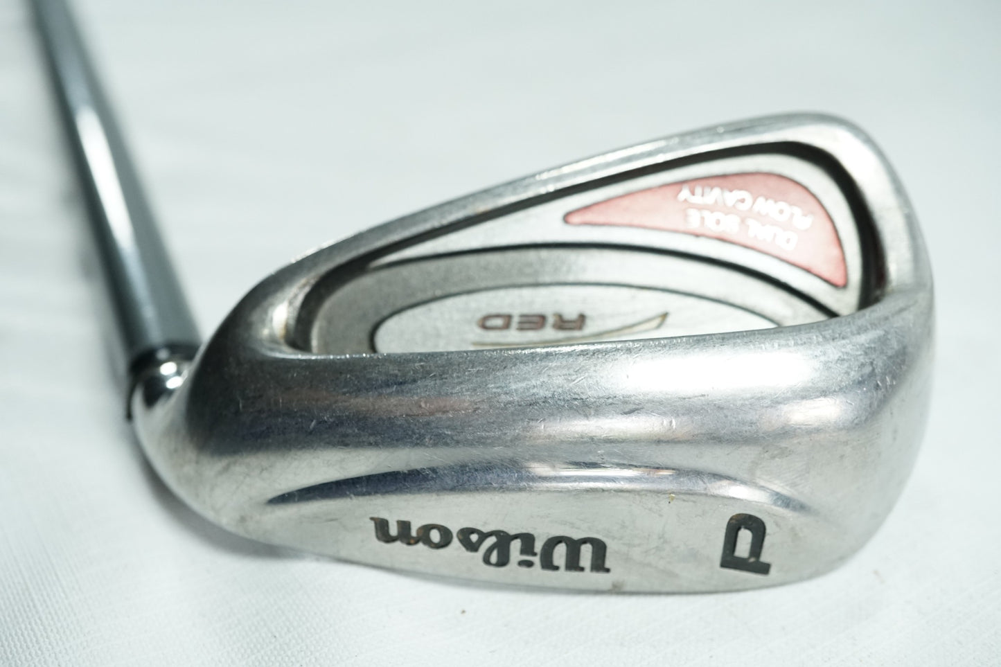 Wilson Deep Red Pitching Wedge / Uniflex Graphite Shaft / New Grip