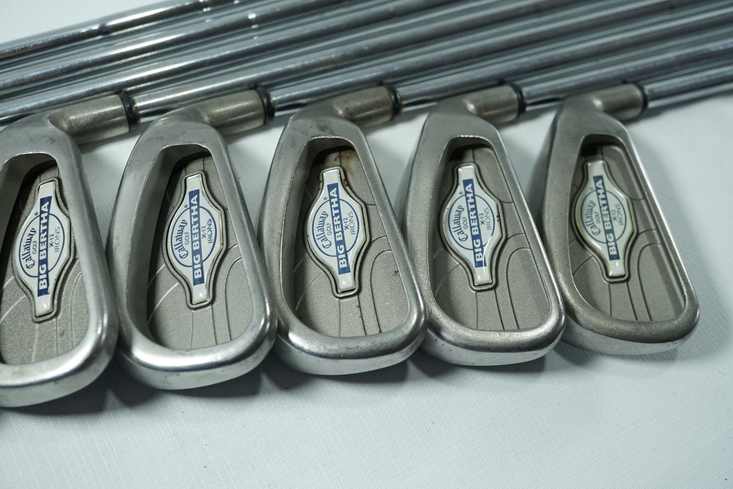 Callaway Big Bertha X12 Irons / 3-PW / Uniflex Steel Shafts / New Grips